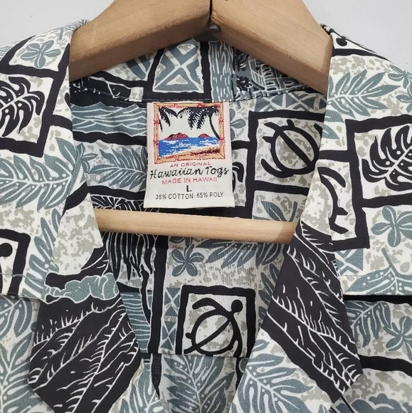 Vintage Hawaiian Togs Tropical Print Button Down Shirt - Picture 3 of 3